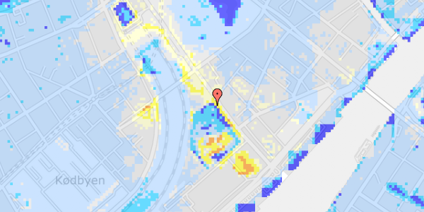 Ekstrem regn på Bernstorffsgade 34, 1. 