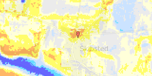 Ekstrem regn på Skibstedbrovej 4