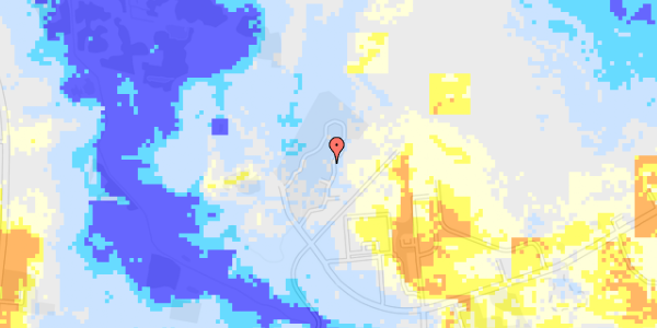 Ekstrem regn på Faldskærmsvej 11