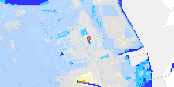 Ekstrem regn på Ved Amagerbanen 27, 1. th