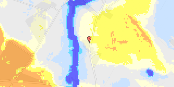 Ekstrem regn på Karupvej 54A