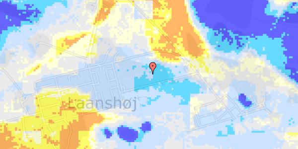 Ekstrem regn på Laanshøj Alle 53