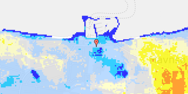 Ekstrem regn på Havnevej 20A