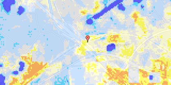 Ekstrem regn på Skovdiget 6