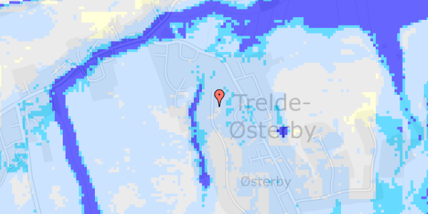 Ekstrem regn på Fjordalléen 56