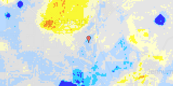 Ekstrem regn på Stationsvej 2B