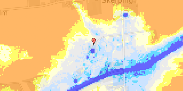 Ekstrem regn på Aggersundvej 296