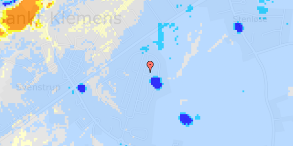 Ekstrem regn på Gyldenhusvej 197