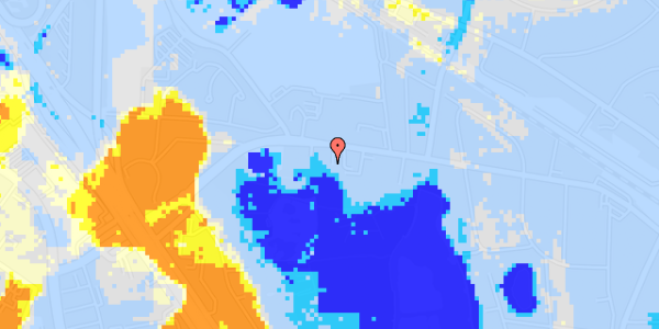 Ekstrem regn på Brogårdsvej 81B