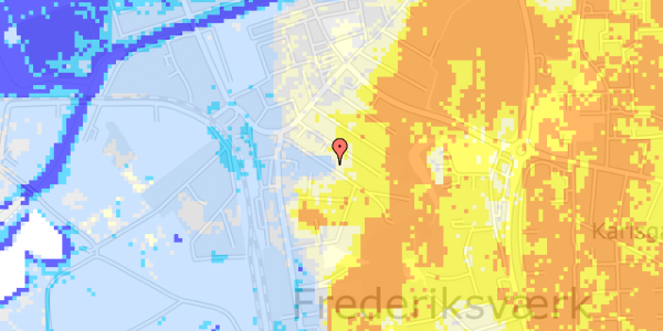 Ekstrem regn på Anker Heegaardsgade 11, st. 