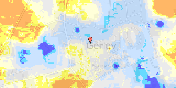 Ekstrem regn på Esrohaven 4