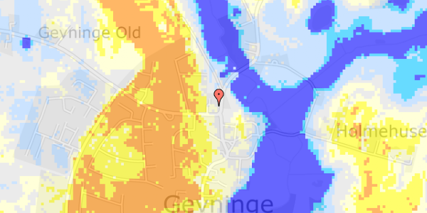 Ekstrem regn på Åbjerg 8