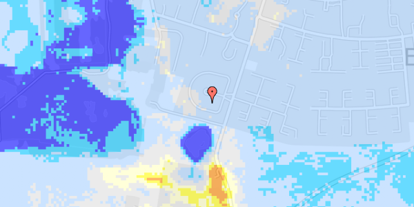 Ekstrem regn på Moseskrænten 13