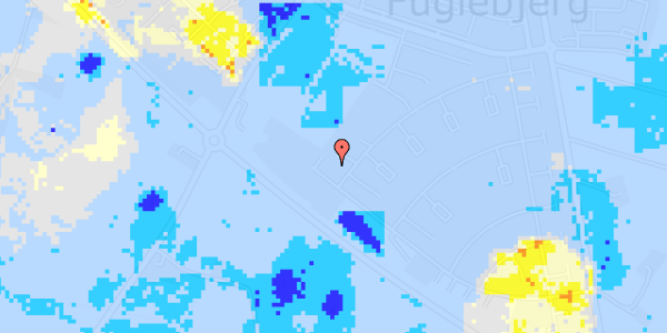 Ekstrem regn på Falkevej 18