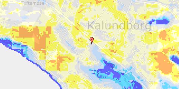 Ekstrem regn på Røsnæsvej 105B