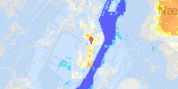 Ekstrem regn på Maglemølle 80, st. 