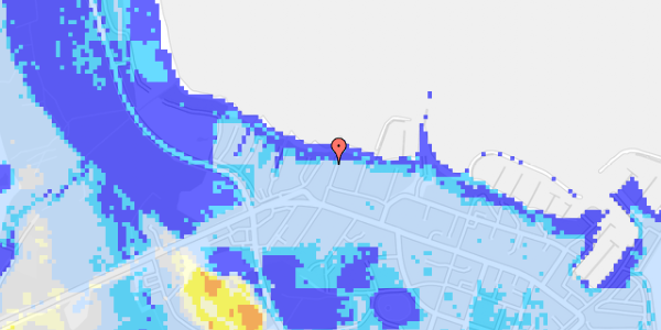 Ekstrem regn på Sandbjerg Strandvej 37