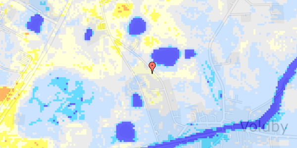 Ekstrem regn på Gl Hammelvej 61