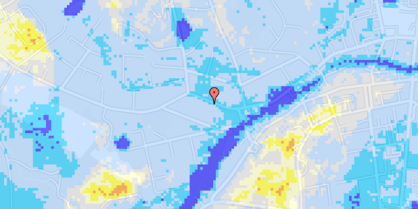 Ekstrem regn på Snærildvej 13, kl. 