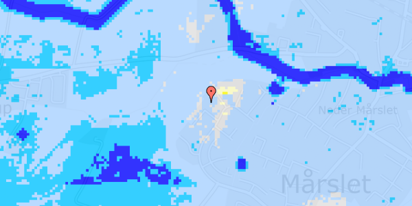 Ekstrem regn på Mustrupvej 91