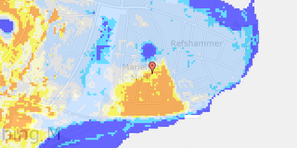 Ekstrem regn på Hammersvinget 11