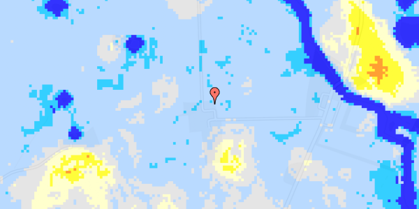 Ekstrem regn på Mellemskovvej 1D