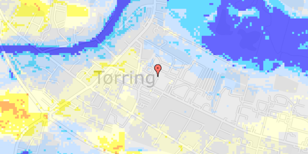 Ekstrem regn på Torvegade 23A