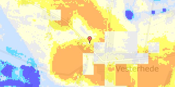 Ekstrem regn på Egebjerg Landevej 69