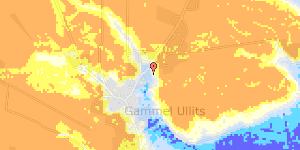 Ekstrem regn på Ullitshøjvej 109