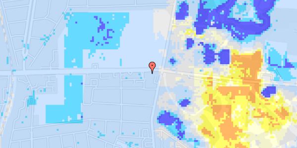 Ekstrem regn på Roskildevej 33A, 1. 203