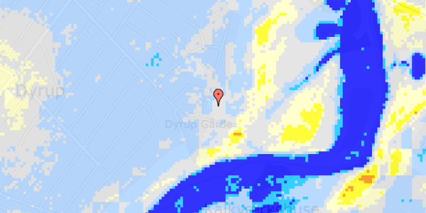 Ekstrem regn på Ediths Allé 22