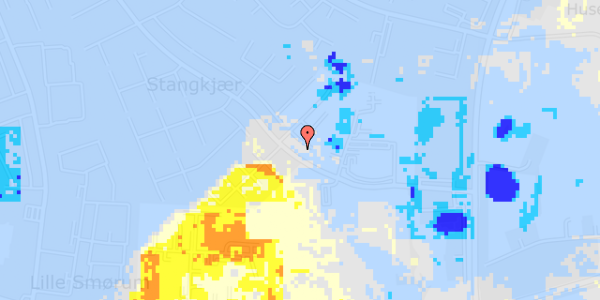 Ekstrem regn på Egekær 16