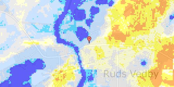 Ekstrem regn på Rudsgade 15D