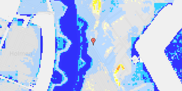 Ekstrem regn på Strandgang 60