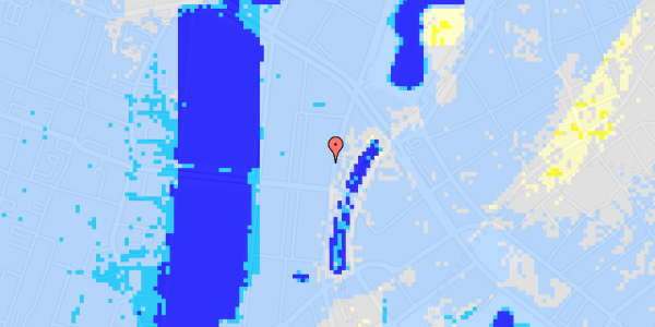 Ekstrem regn på Vester Farimagsgade 29, 4. tv