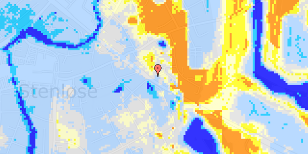 Ekstrem regn på Mølledammen 18