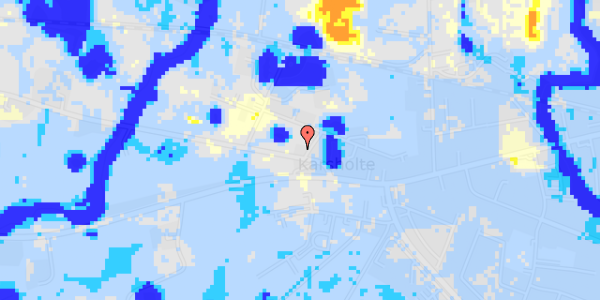 Ekstrem regn på Herrestrupvej 93