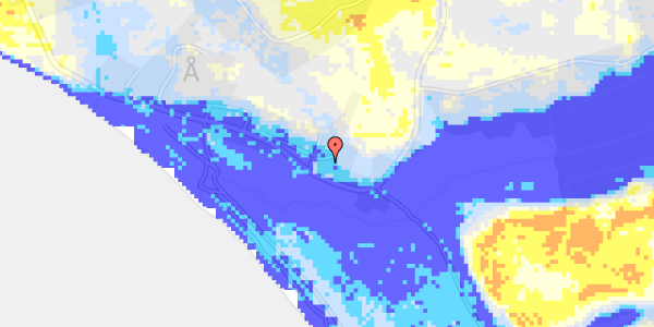 Ekstrem regn på Å Strandvej 73