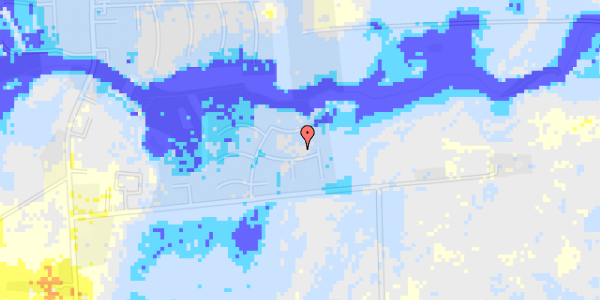 Ekstrem regn på Østergaardsvej 113