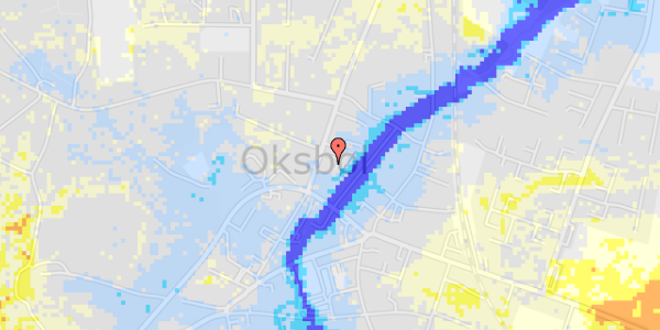 Ekstrem regn på Kirkegade 4G