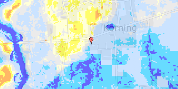 Ekstrem regn på Vestervangsvej 8, st. 12