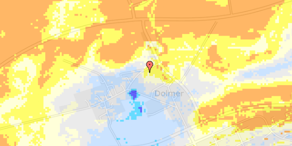 Ekstrem regn på Dolmer Bygade 12B