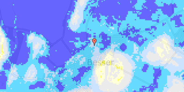 Ekstrem regn på Besser Smedegade 10