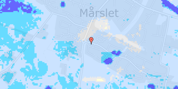 Ekstrem regn på Nymarks Allé 6