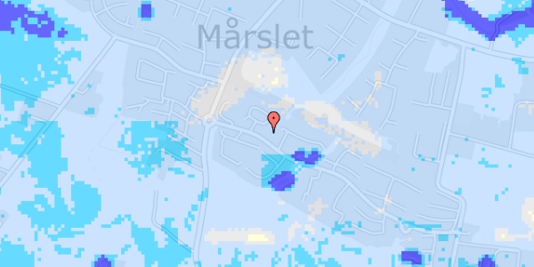 Ekstrem regn på Nymarks Allé 31