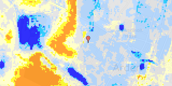 Ekstrem regn på Bymarken 24B