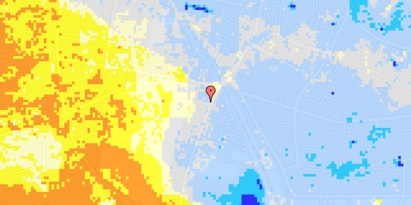 Ekstrem regn på Kirkegårdsgade 2