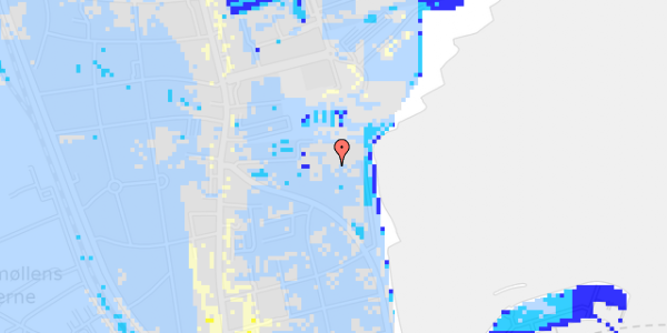 Ekstrem regn på Strandpromenaden 75, 2. th