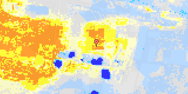 Ekstrem regn på Klitheden Syd 44