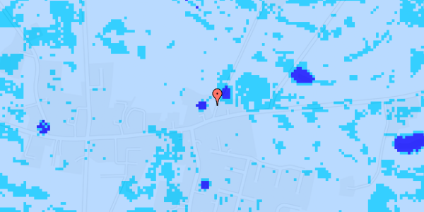 Ekstrem regn på Lykkegaardsvej 1A